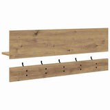 Appendiabiti a muro A parete Rovere artigianale 90 x 15 x 36 cm