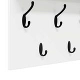 Appendiabiti a muro Bianco 60 x 40 x 12 cm Legno truciolato