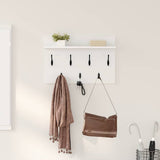 Appendiabiti a muro Bianco 60 x 40 x 12 cm Legno truciolato