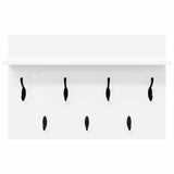 Appendiabiti a muro Bianco 60 x 40 x 12 cm Legno truciolato