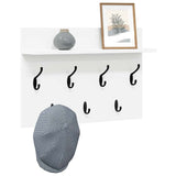Appendiabiti a muro Bianco 60 x 40 x 12 cm Legno truciolato