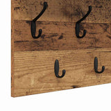 Appendiabiti a muro Legno vecchio 60 x 40 x 12 cm