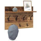 Appendiabiti a muro Legno vecchio 60 x 40 x 12 cm
