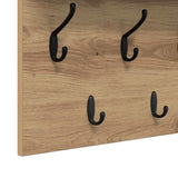 Appendiabiti a muro A parete Rovere artigianale 60 x 40 x 12 cm