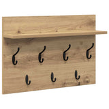 Appendiabiti a muro A parete Rovere artigianale 60 x 40 x 12 cm
