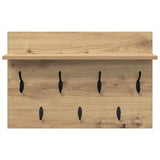 Appendiabiti a muro A parete Rovere artigianale 60 x 40 x 12 cm