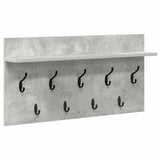 Appendiabiti a muro Grigio cemento 80 x 40 x 12 cm