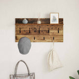 Appendiabiti a muro Legno vecchio 80 x 40 x 12 cm