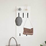 Appendiabiti a muro Bianco 40 x 10 x 90 cm Legno truciolato