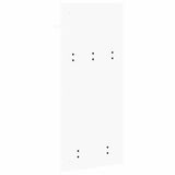 Appendiabiti a muro Bianco 40 x 10 x 90 cm Legno truciolato