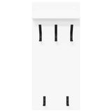 Appendiabiti a muro Bianco 40 x 10 x 90 cm Legno truciolato