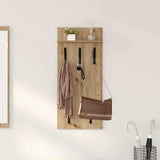 Appendiabiti a muro A parete Rovere artigianale 40 x 10 x 90 cm