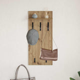 Appendiabiti a muro A parete Rovere artigianale 40 x 10 x 90 cm
