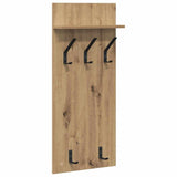 Appendiabiti a muro A parete Rovere artigianale 40 x 10 x 90 cm