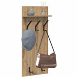 Appendiabiti a muro A parete Rovere artigianale 40 x 10 x 90 cm