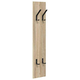 Appendiabiti a muro rovere sonoma 20 x 1.5 x 100 cm