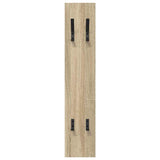 Appendiabiti a muro rovere sonoma 20 x 1.5 x 100 cm