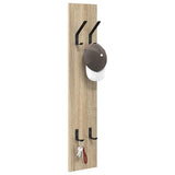 Appendiabiti a muro rovere sonoma 20 x 1.5 x 100 cm