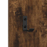 Appendiabiti a muro Rovere fumé 30 x 1,5 x 80 cm