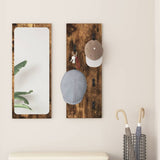 Appendiabiti a muro Rovere fumé 30 x 1,5 x 80 cm