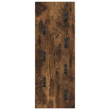 Appendiabiti a muro Rovere fumé 30 x 1,5 x 80 cm
