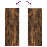 Appendiabiti a muro Rovere fumé 30 x 1,5 x 80 cm