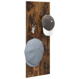 Appendiabiti a muro Rovere fumé 30 x 1,5 x 80 cm