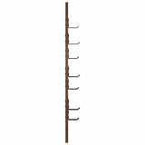 Appendiabiti a muro Rovere fumé 30 x 1,5 x 80 cm