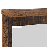 Appendiabiti a muro con specchio Legno vecchio 84 x 10 x 80 cm