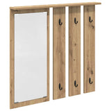Appendiabiti a muro A parete rovere artigianale 84 x 10 x 80 cm