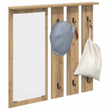 Appendiabiti a muro A parete rovere artigianale 84 x 10 x 80 cm