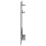 Appendiabiti a muro con specchio Grigio Sonoma 70 x 10 x 90 cm