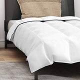 Duvet Invernale con cuscino 2 pcs Bianco Piuma d'anatra