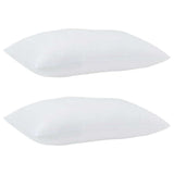 Duvet Invernale con cuscino 2 pcs Bianco Piuma d'anatra