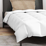 Duvet Estivo con cuscino 2 pcs Bianco Piuma d'anatra