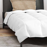 Duvet Estivo con cuscino 2 pcs Bianco Piuma d'anatra