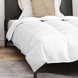 Duvet Invernale con cuscino 2 pcs Bianco Piuma d'anatra