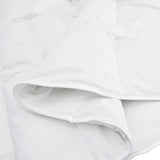 Duvet Invernale con cuscino 2 pcs Bianco Piuma d'anatra