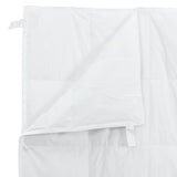 Duvet 2-in-1 con cuscino 2 pcs Bianco Piuma d'anatra