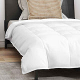 Duvet 2-in-1 con cuscino 2 pcs Bianco Piuma d'anatra
