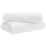 Duvet 2-in-1 con cuscino 2 pcs Bianco Piuma d'anatra