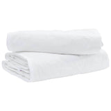 Duvet 2-in-1 con cuscino 2 pcs Bianco Piuma d'anatra