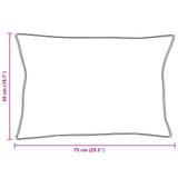 Duvet Estivo con cuscino 2 pcs Bianco Microfibra