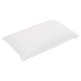 Duvet per Tutte le Stagioni con cuscino 2 pcs Bianco Microfibra