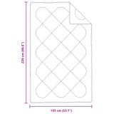 Duvet per Tutte le Stagioni con cuscino 2 pcs Bianco Microfibra