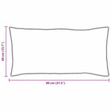 Duvet per Tutte le Stagioni con cuscino 2 pcs Bianco Microfibra
