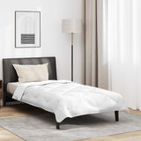 Piumone con cuscino 2 pcs Bianco Microfibra