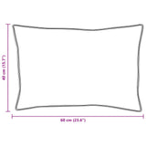 Piumone con cuscino 2 pcs Bianco Microfibra