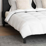 Duvet Invernale con cuscino 3 pcs Bianco Piuma d'anatra
