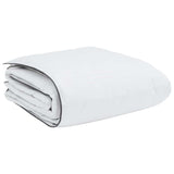 Duvet Invernale con cuscino 3 pcs Bianco Piuma d'anatra